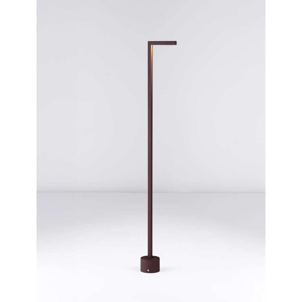 Sleek garden lamp Pipe Rust brown 94.5cm Lyora 5212017465535
