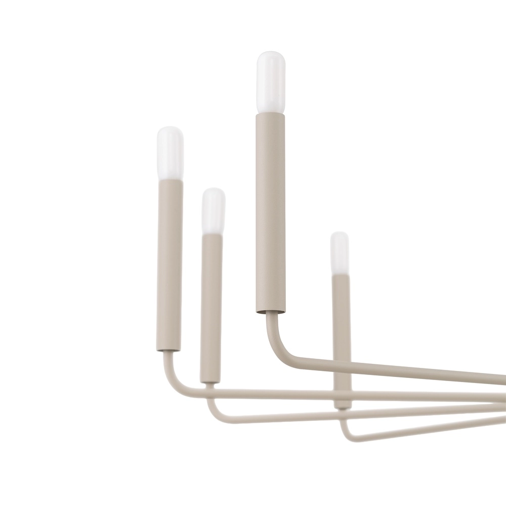 Moderne kroonluchter Orto zand bruin Ø 103cm Lyora 5903139125260