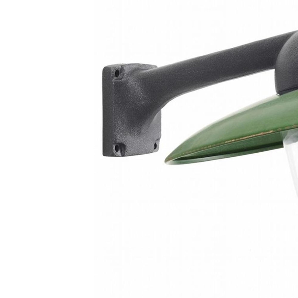 Industrie stallamp Fabrique antraciet met retro groen KS Verlichting 8714732118897