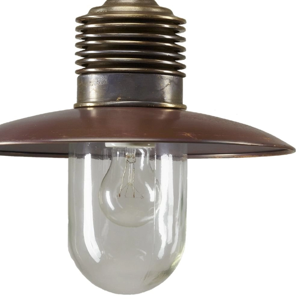 Veranda hanglamp Ampere aluminium met oudkoper KS Verlichting 8714732119702