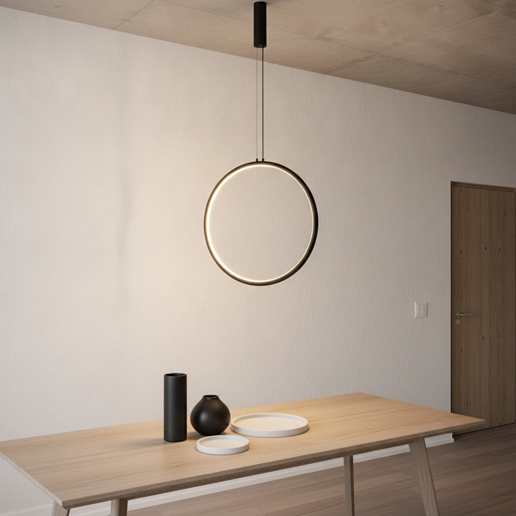 Ronde hanglamp Change Ø 60cm zwart