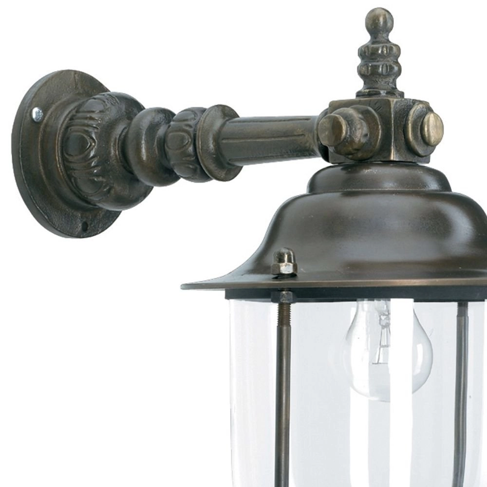 Landelijke wandlamp Lindau 56cm brons bruin KS Verlichting 8714732142304