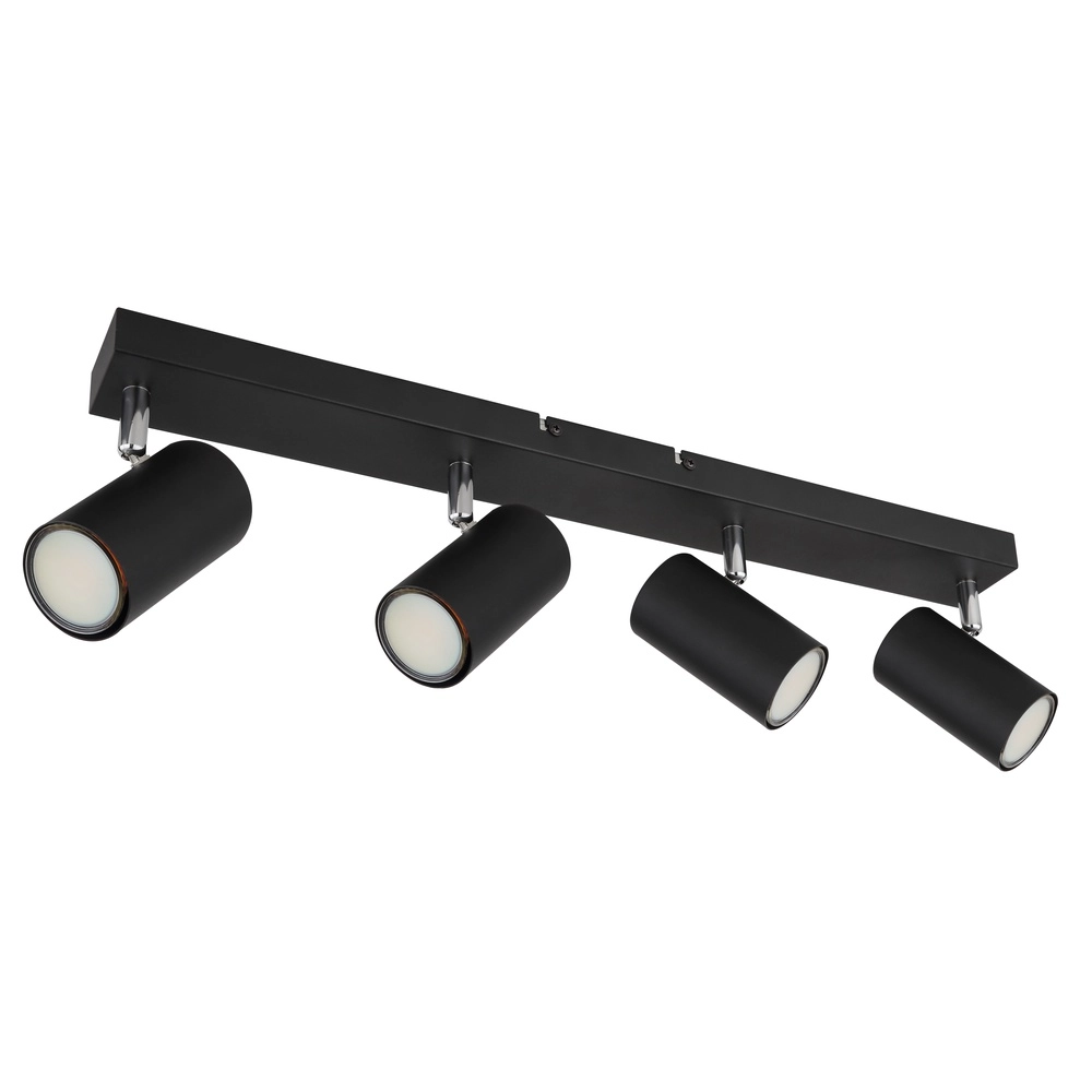 Plafondlamp 4-lichts Robby zwart Globo 9007371436538