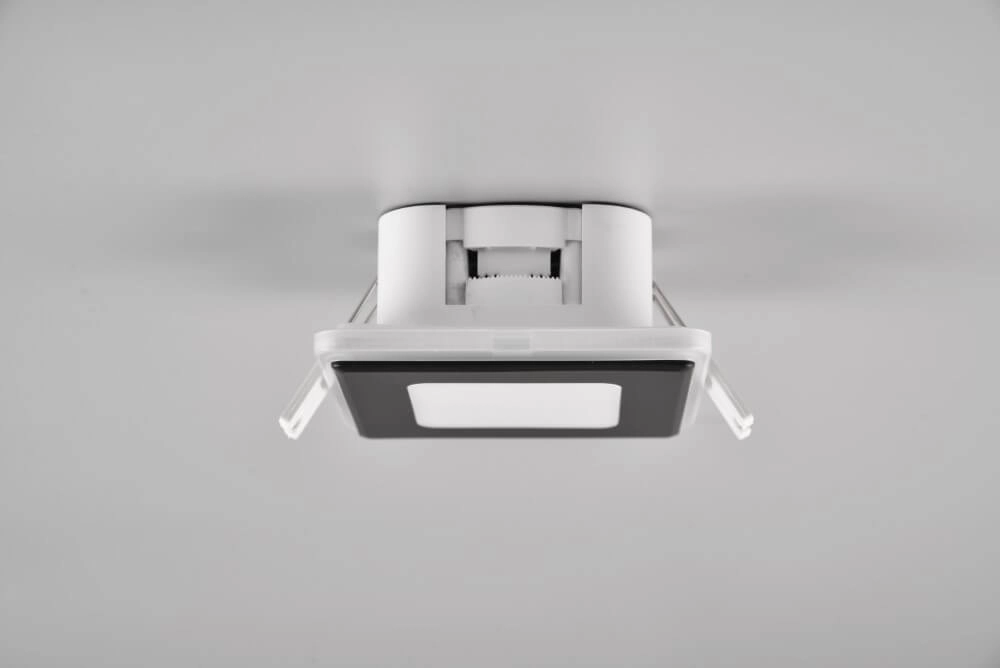 Vierkante spot Nimbus design zwart Trio 4017807574456