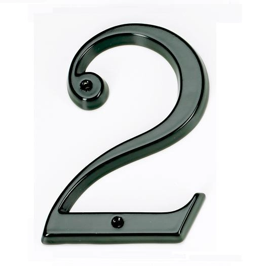 Huisnummer Address 2 zwart KS Verlichting 8714732585248