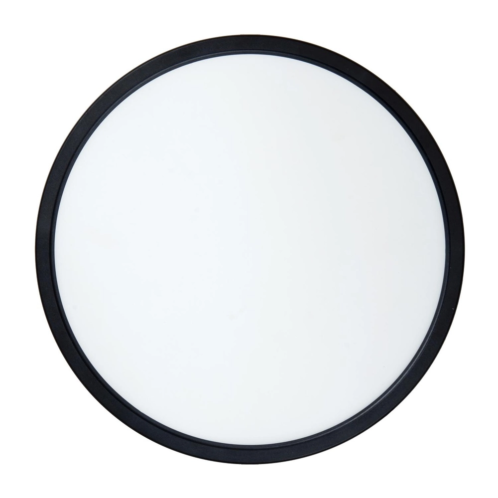 Plafonniere Castor zwart met wit Ø 32cm