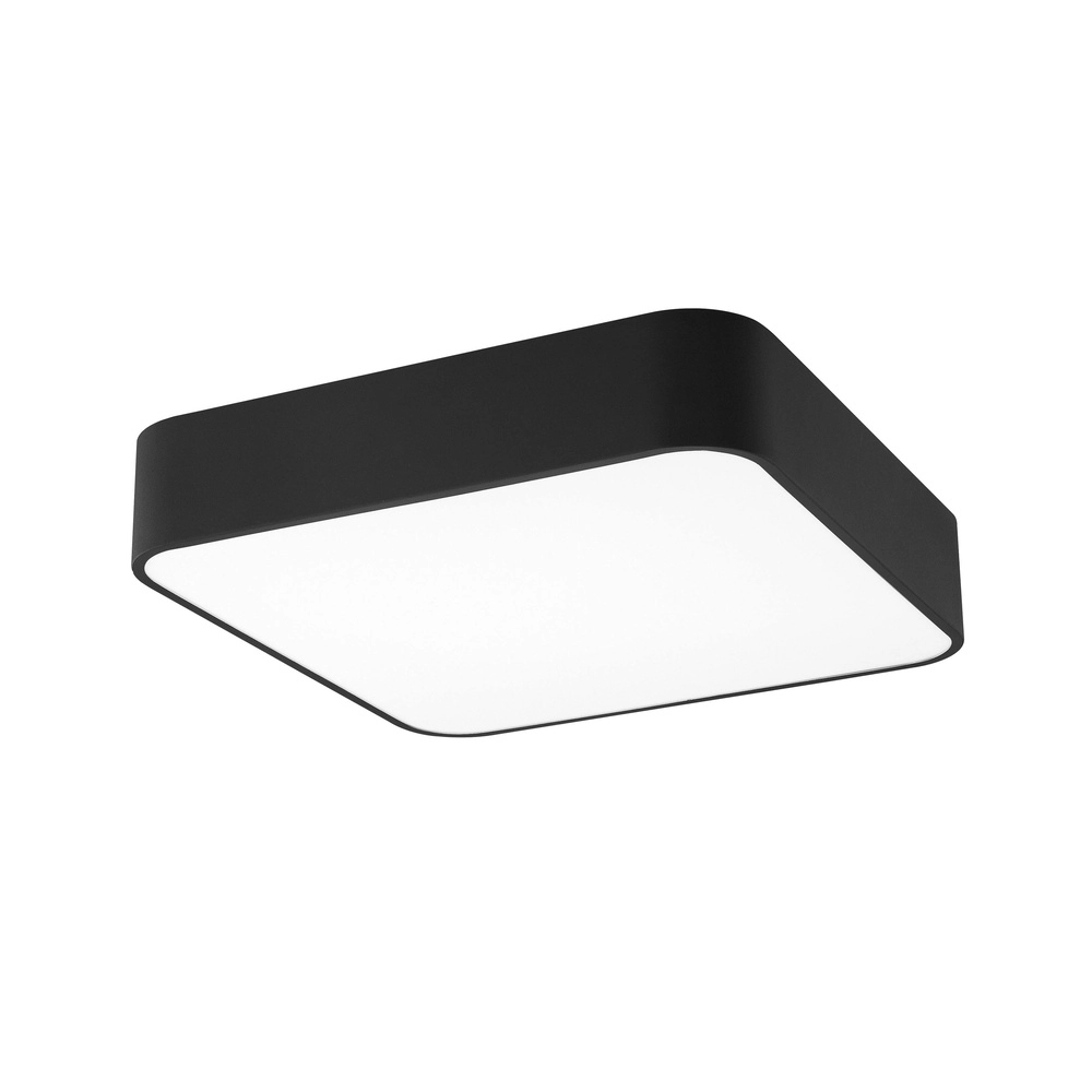 Vierkante plafondlamp Ragu zwart 36cm Lyora 5212017413734