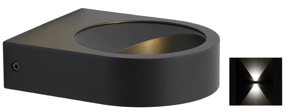 Up- & downlighter Gevel