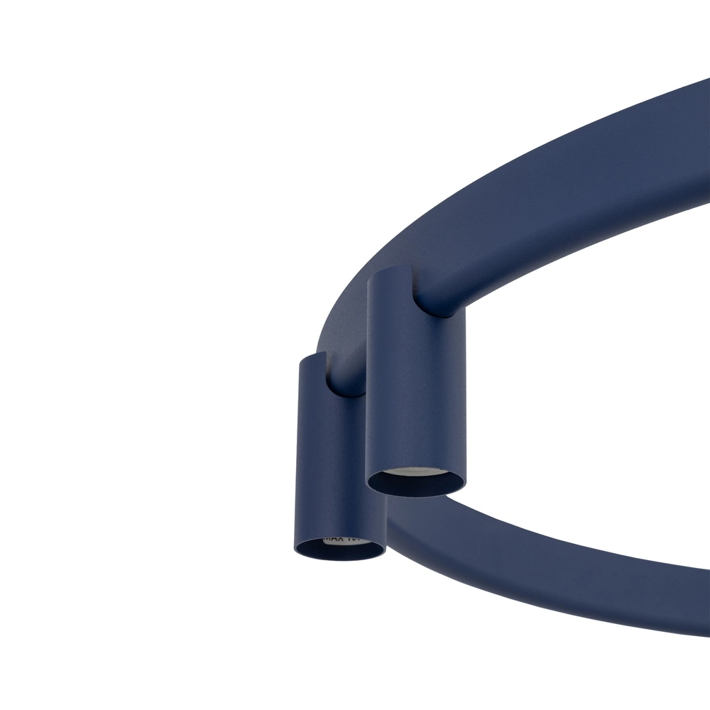 Design hanglamp Fourty marine blauw Ø 80cm Lyora 5903139122832