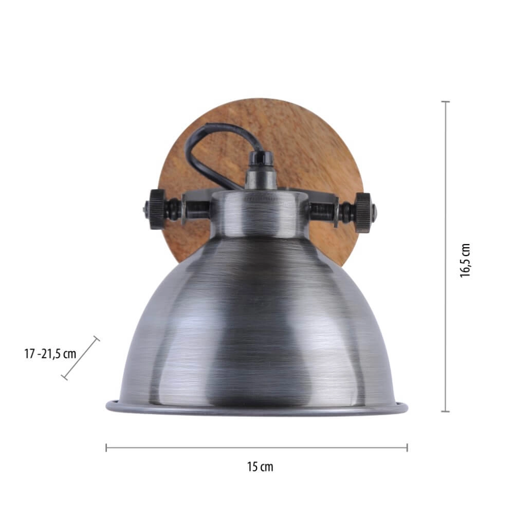 Plafondlamp Samia enkel Just Light 4043689957353