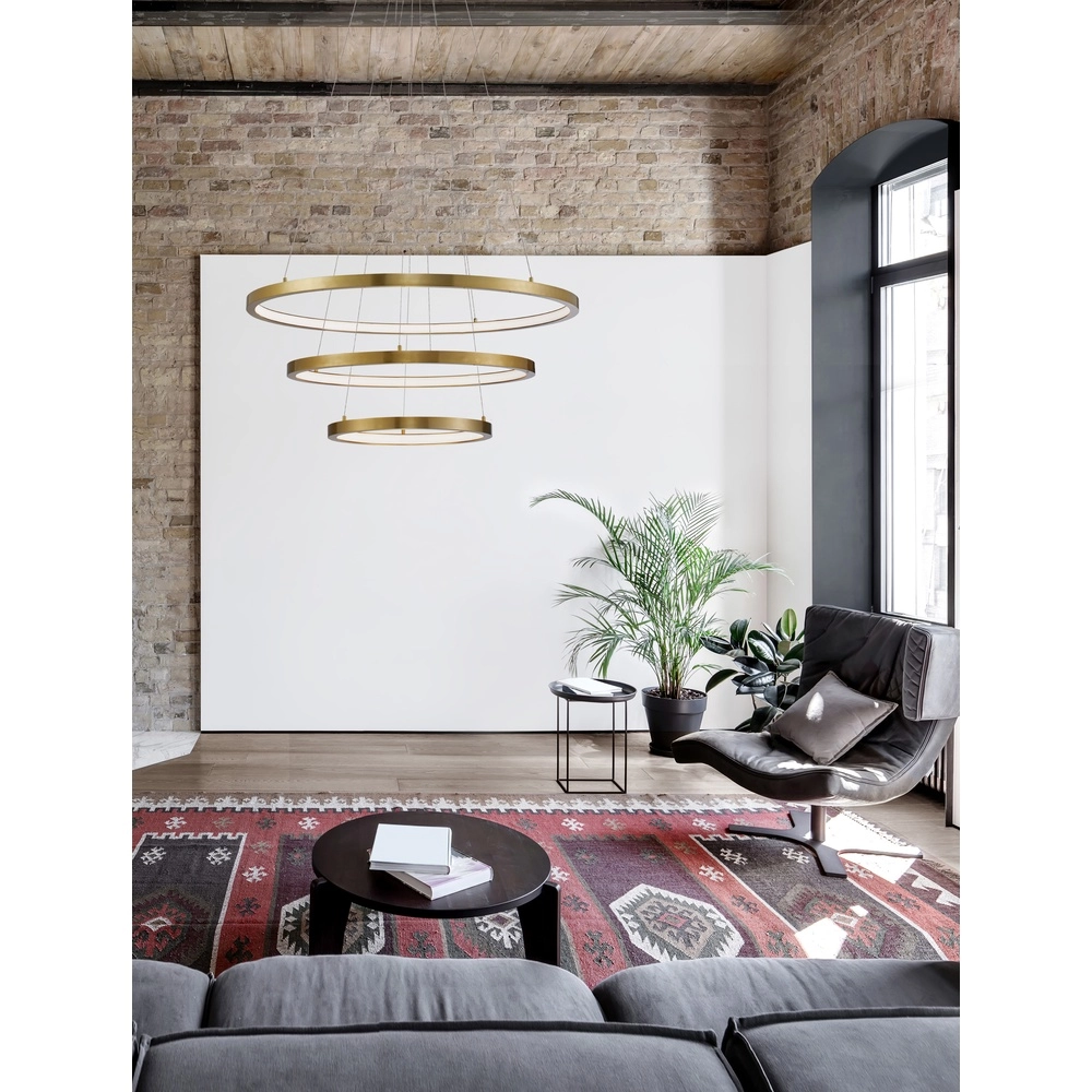 Gouden hanglamp Empatia design triple Gouden hanglamp Empatia design triple