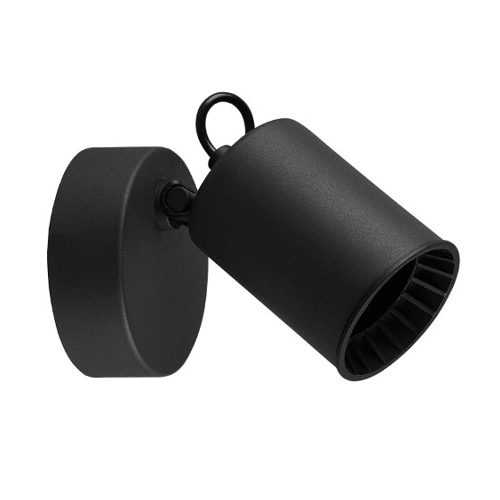 Zwarte wandspot Pago richtbaar Trio 4017807408225