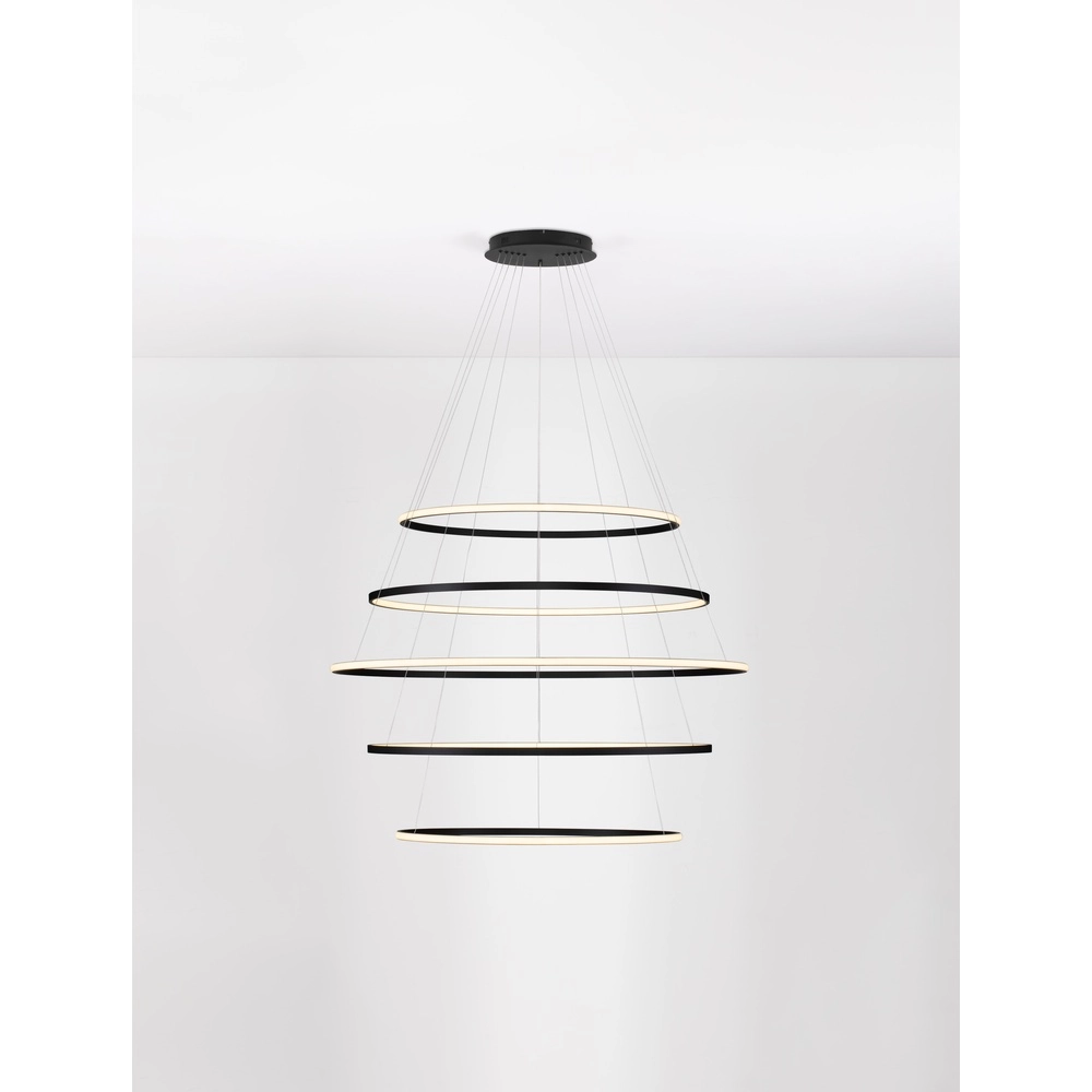 Design hanglamp Maelo zwart Ø 120cm Design hanglamp Maelo zwart Ø 120cm