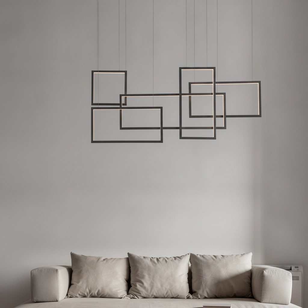 Hanglamp Cornice zwart design Lyora 5212017424716