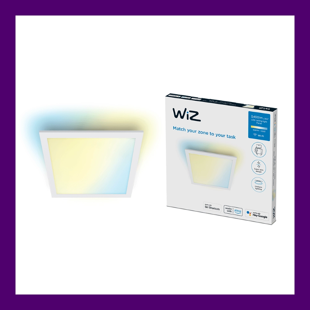 Plafonnière Panel wit - 36W WiZ 8719514554856