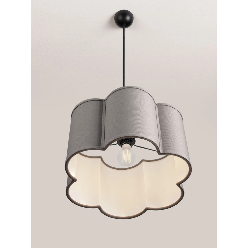 Hanglamp Bloosy grijs Lyora 5212017493552