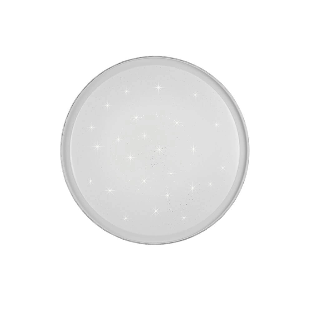 Plafonniere Varda met sterreneffect wit Ø 39cm Trio 4017807640601