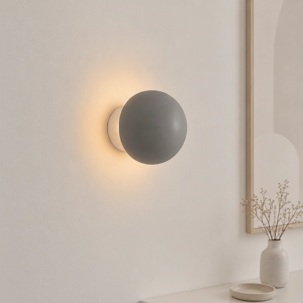 Design wandlamp Netune grijs