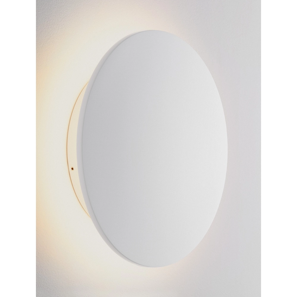 Ronde wandlamp Copper wit Ø 30cm Lyora 5212017447371