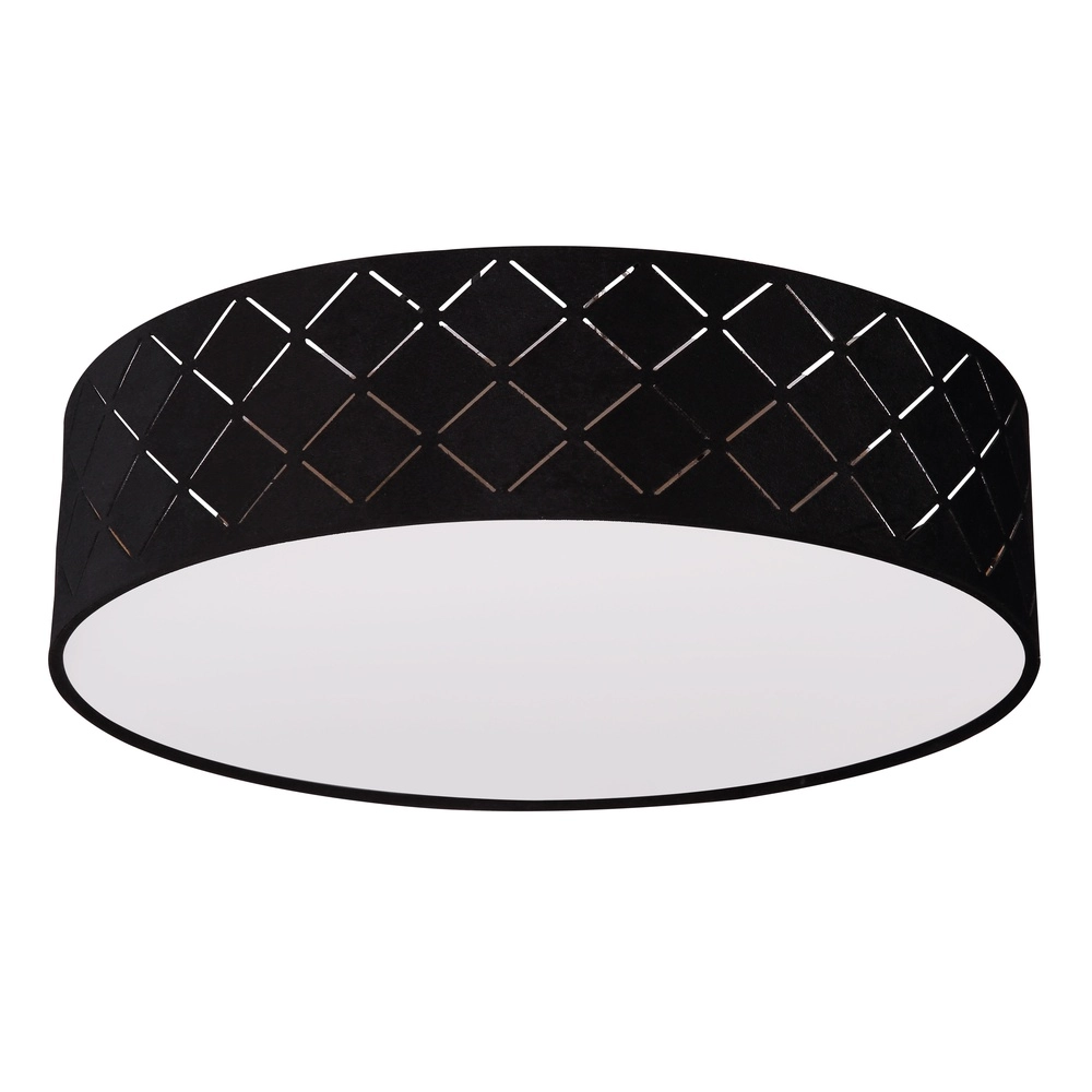 Plafondlamp Varios Ø 38cm zwart Globo 9007371396757
