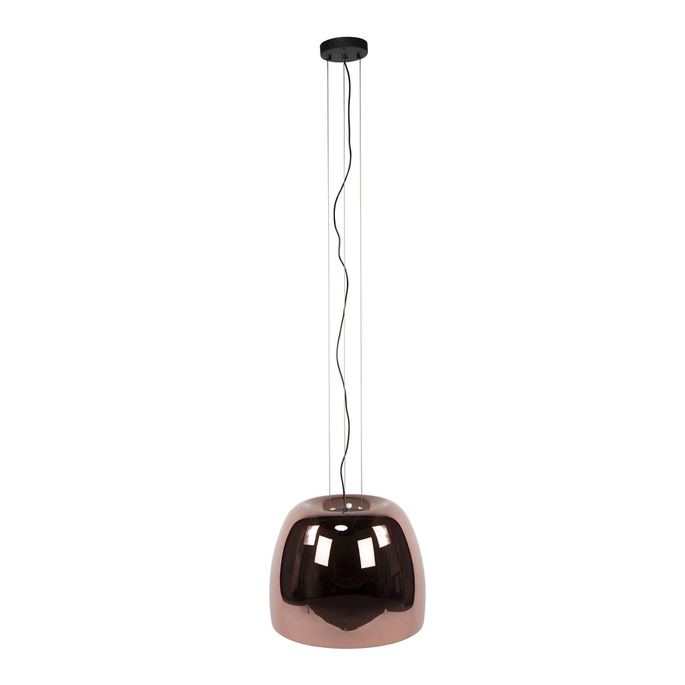 Glazen hanglamp Drift Ø 48cm - koper glas Lyora 8716803512733