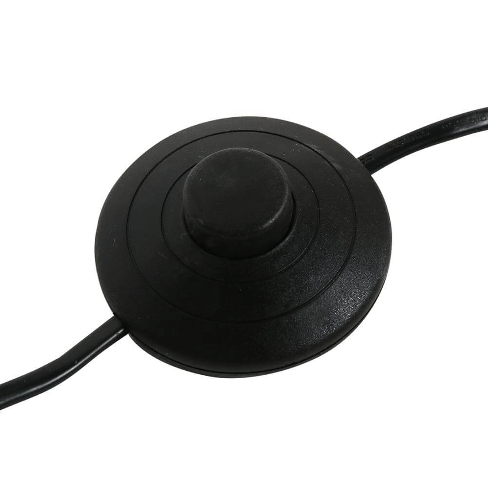 Vloerlamp 160cm Stang zwart met blauwe kap Steinhauer 8712746173918