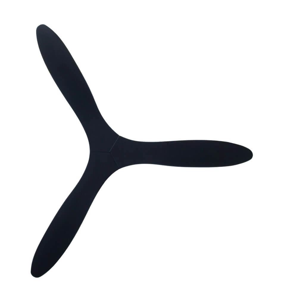 Plafondventilator zwart zonder lamp Whitehaven Ø 143cm IP55 Beacon 9333509136446
