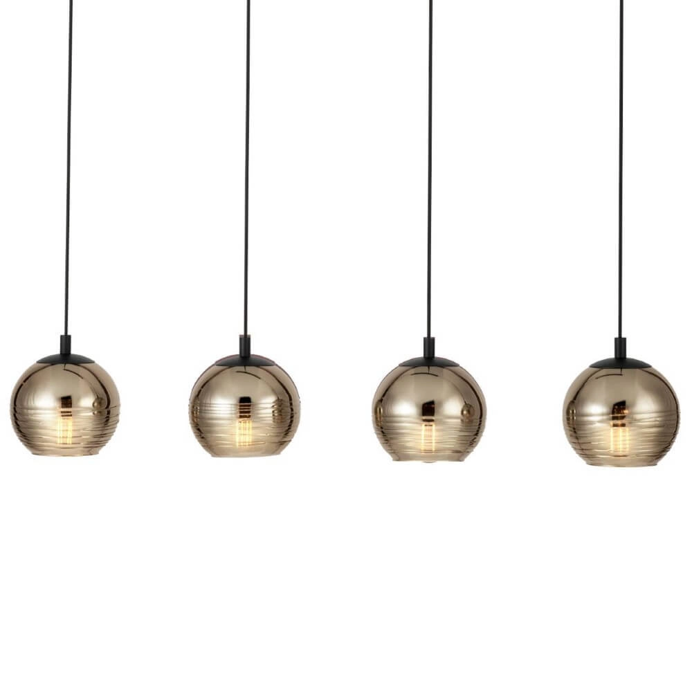 Hanglamp 4-lichts Lemorieta zwart Stars of Light 9002759396862
