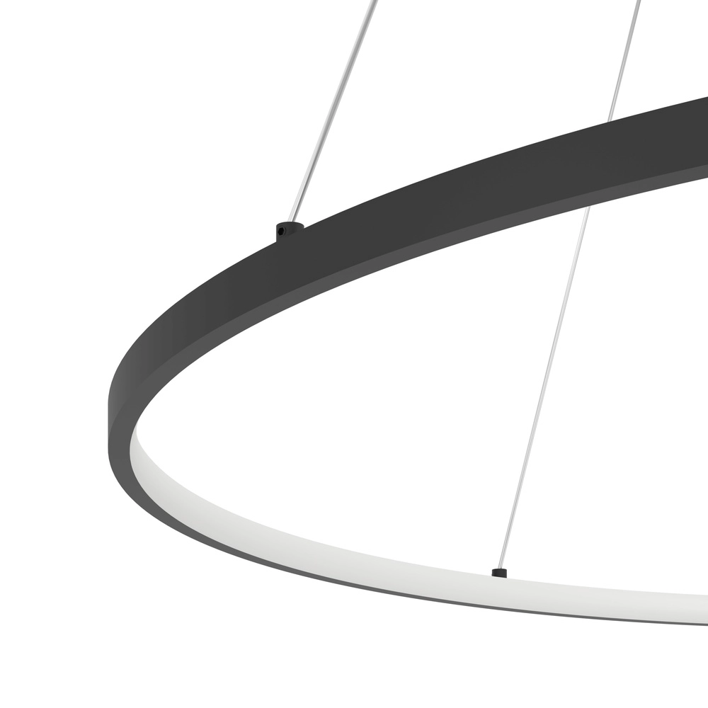 XL led hanglamp Parruta Ø 99cm - zwart Eglo 9008606315697
