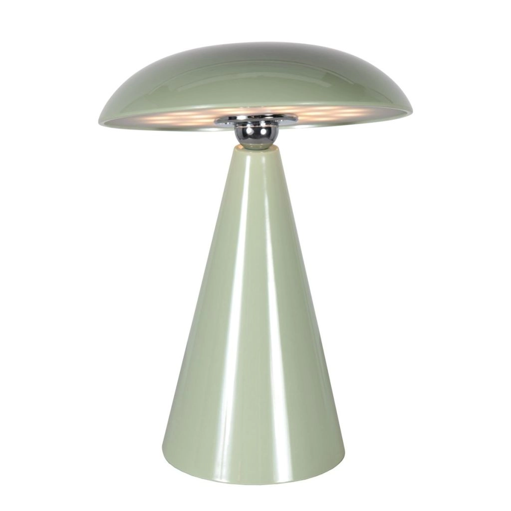 Oplaadbare tafellamp Mush groen
