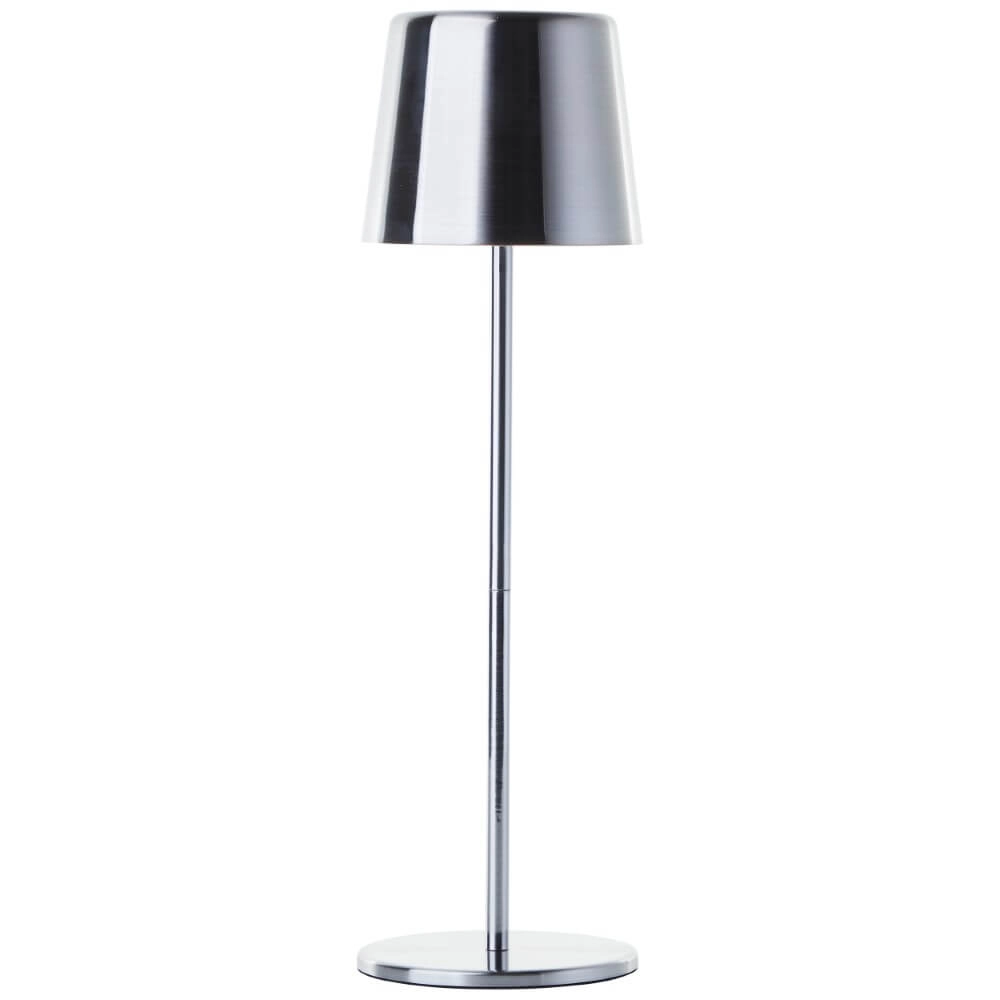 Oplaadbare tafellamp Xaana nikkel Brilliant 4004353441462