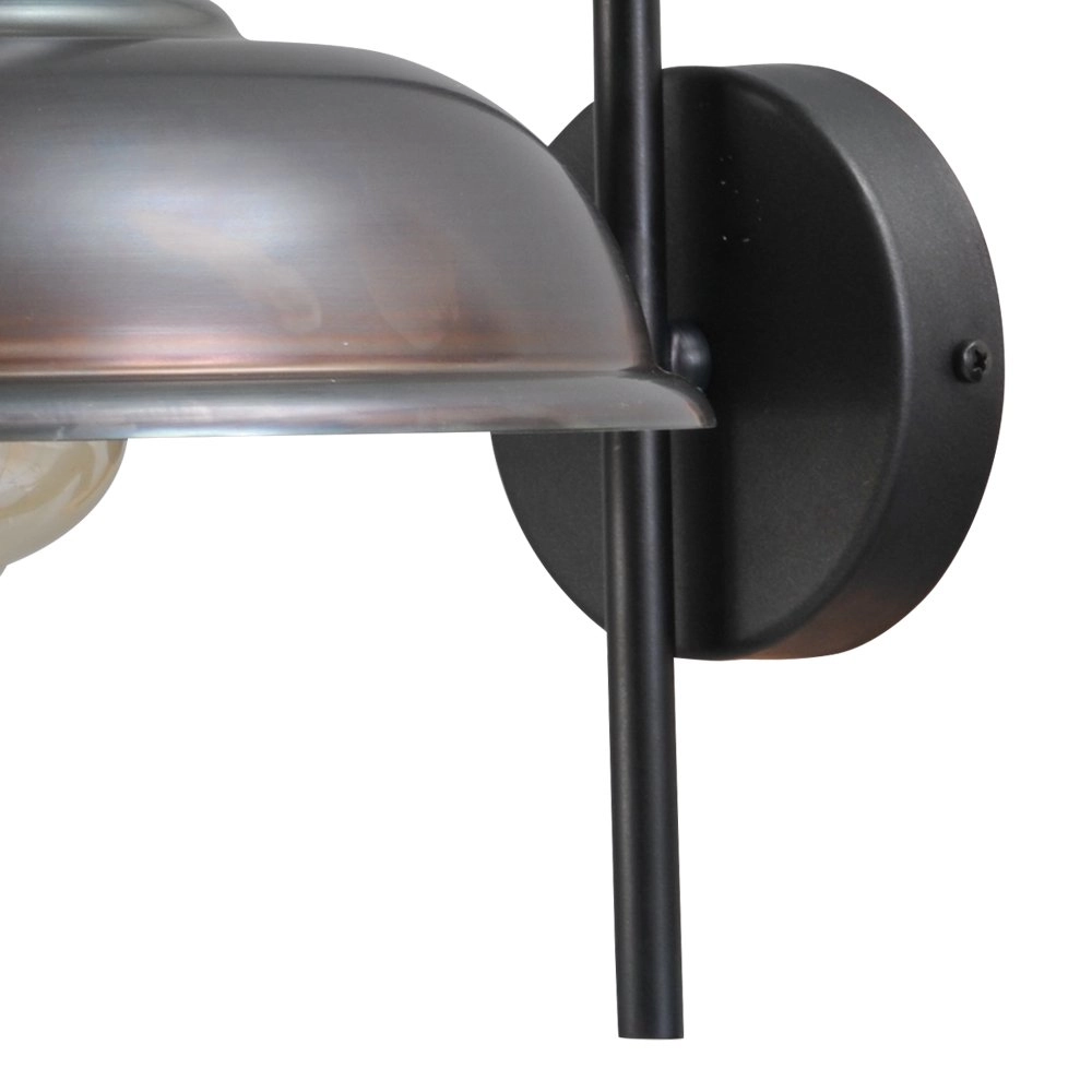 Gunmetalen wandlamp Industria Masterlight 8718121235813