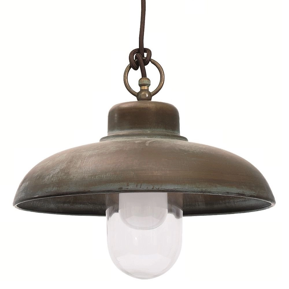 Stal lamp Landelijk Veranda 3 32cm koperbruin Franssen 8021035005732