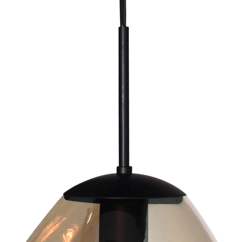 Hanglamp Lava 1x goud glas Ø 24cm Masterlight 8718121285979