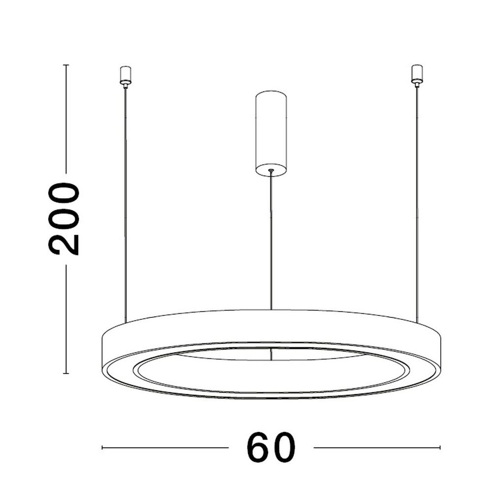 Design hanglamp Sting goud Ø 60cm Lyora 5212017437396