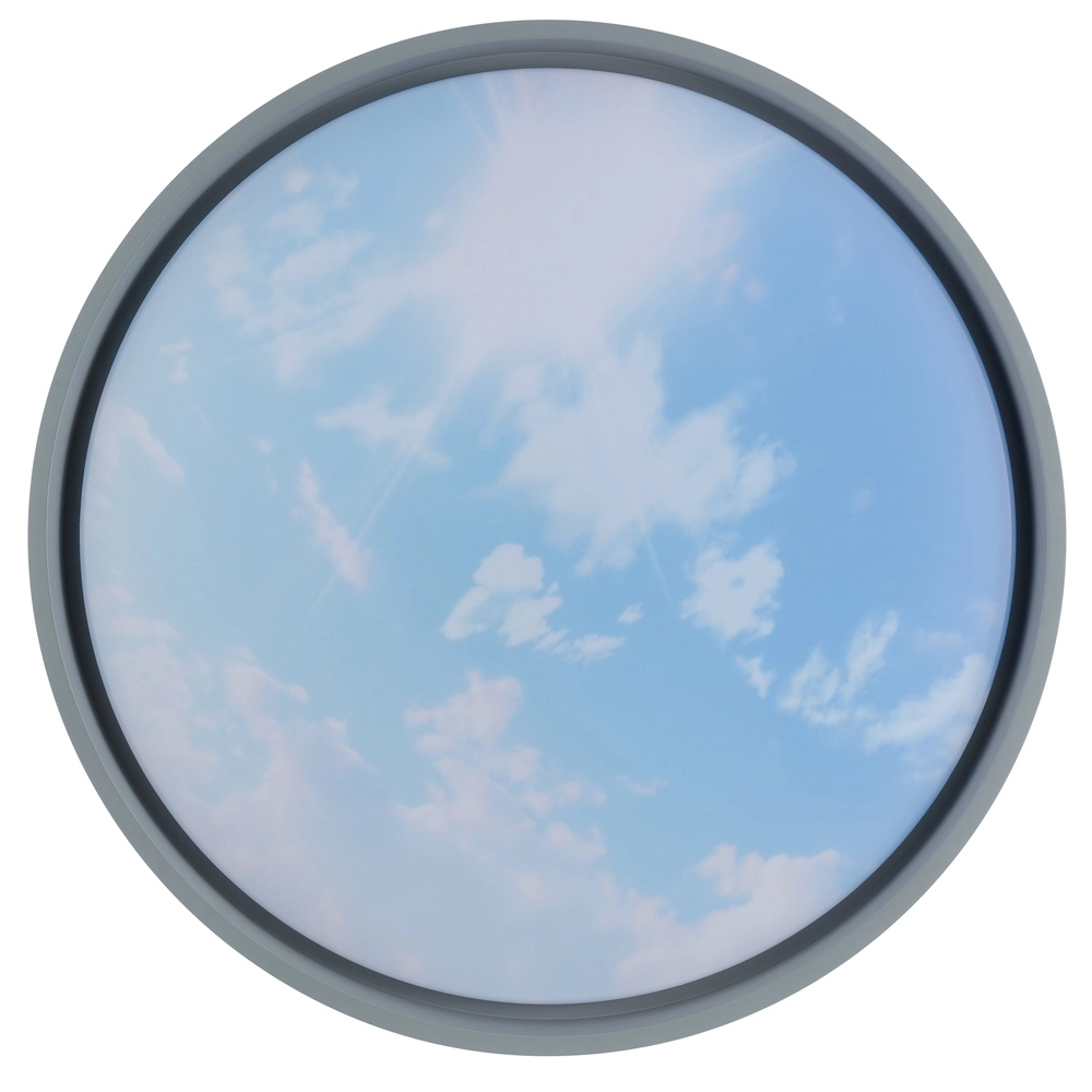 Plafonniere Sky-Dream wit met grijs Ø 48,5cm Brilliant 4004353473999