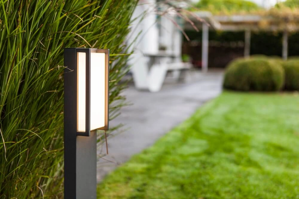 Design padverlichting Qubo antraciet Lutec 6939412079103