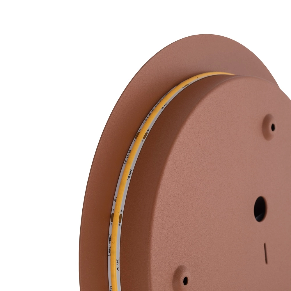 Design wandlamp Ring terracotta Ø 25cm Lyora 5903139126588