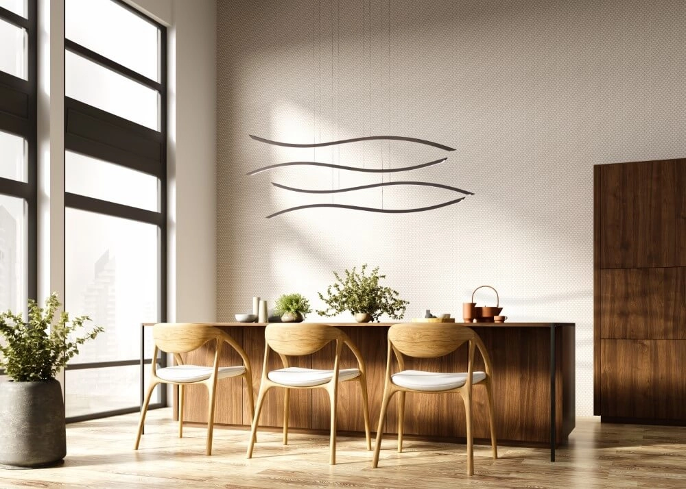 Design hanglamp Fisk zwart Fischer & Honsel 4003694610421