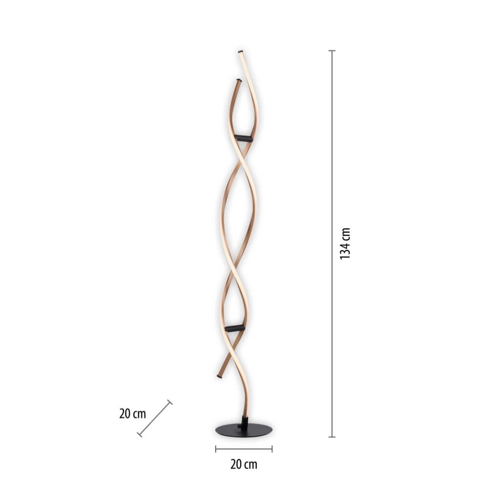Design vloerlamp Polina 134cm Paul Neuhaus 4012248371695