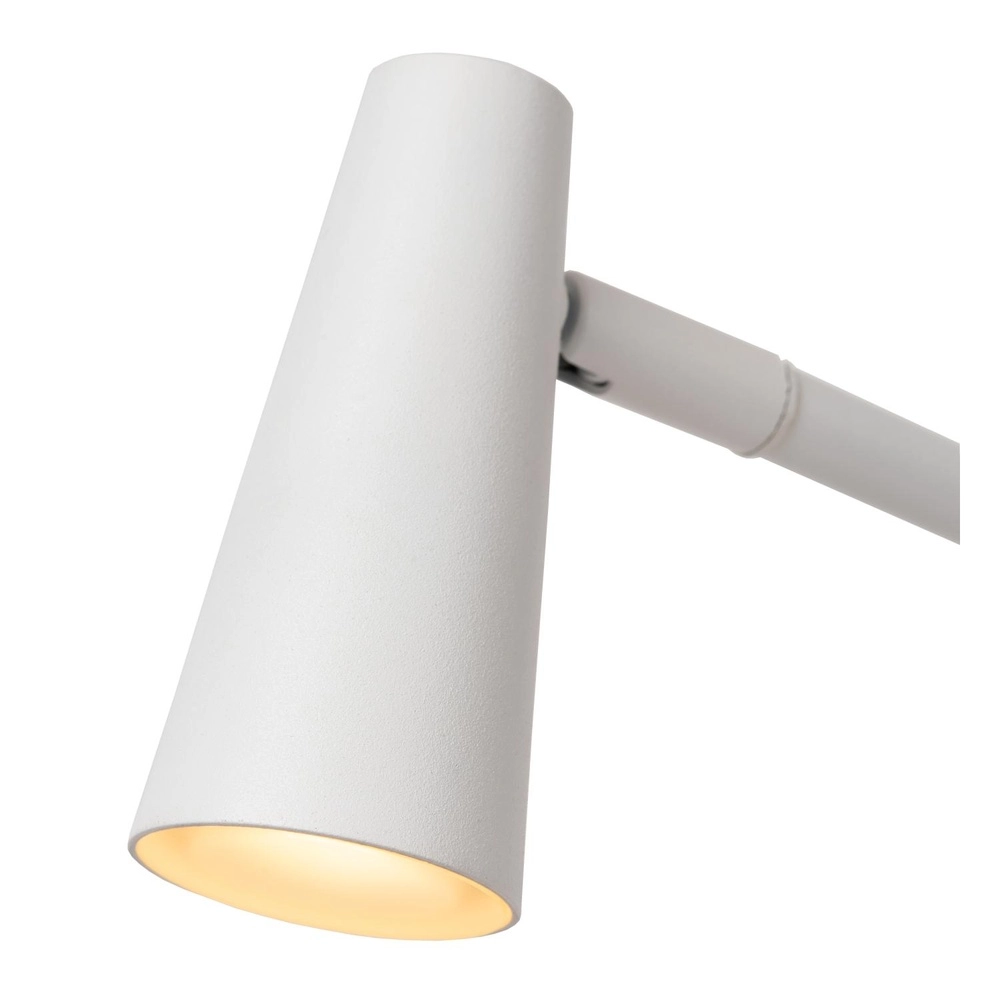 Oplaadbare vloerlamp Stirling wit Lucide 5411212361271