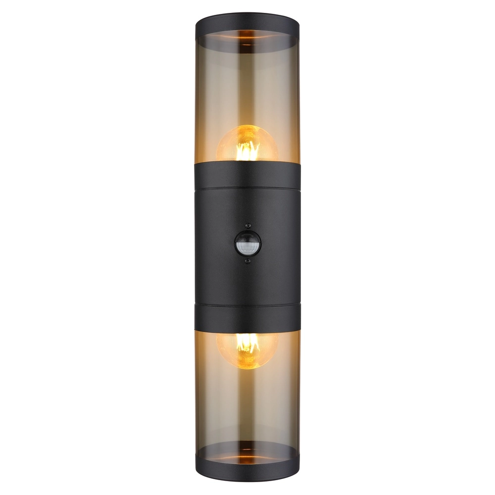 Moderne wandlamp Xeloo zwart met sensor Globo 9007371435289