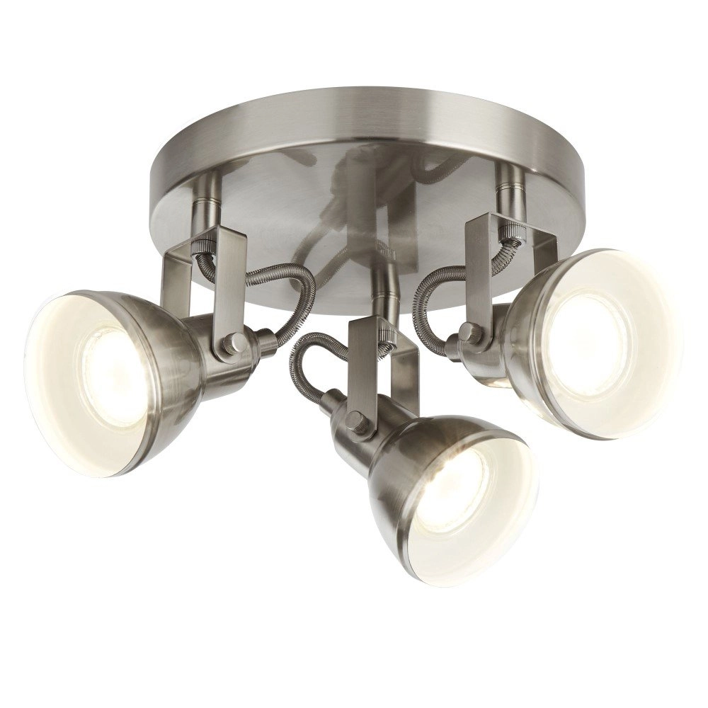 RVS opbouwspot Focus 3-lichts RVS opbouwspot Focus 3-lichts
