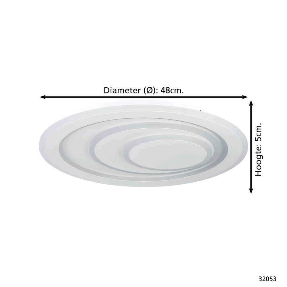 Led plafonnière Palagiano 1 Ø 48cm Eglo 9002759320539
