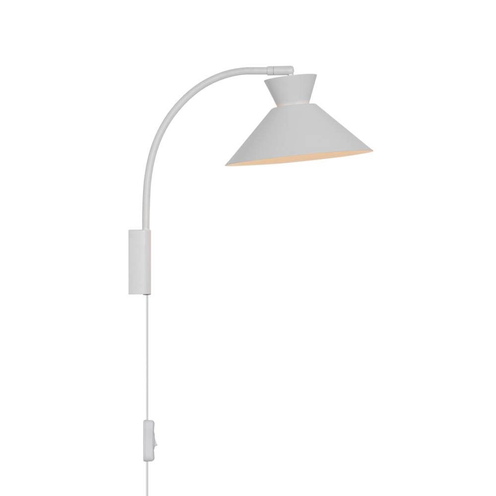 Strakke wandlamp Dial wit Nordlux 5704924012037