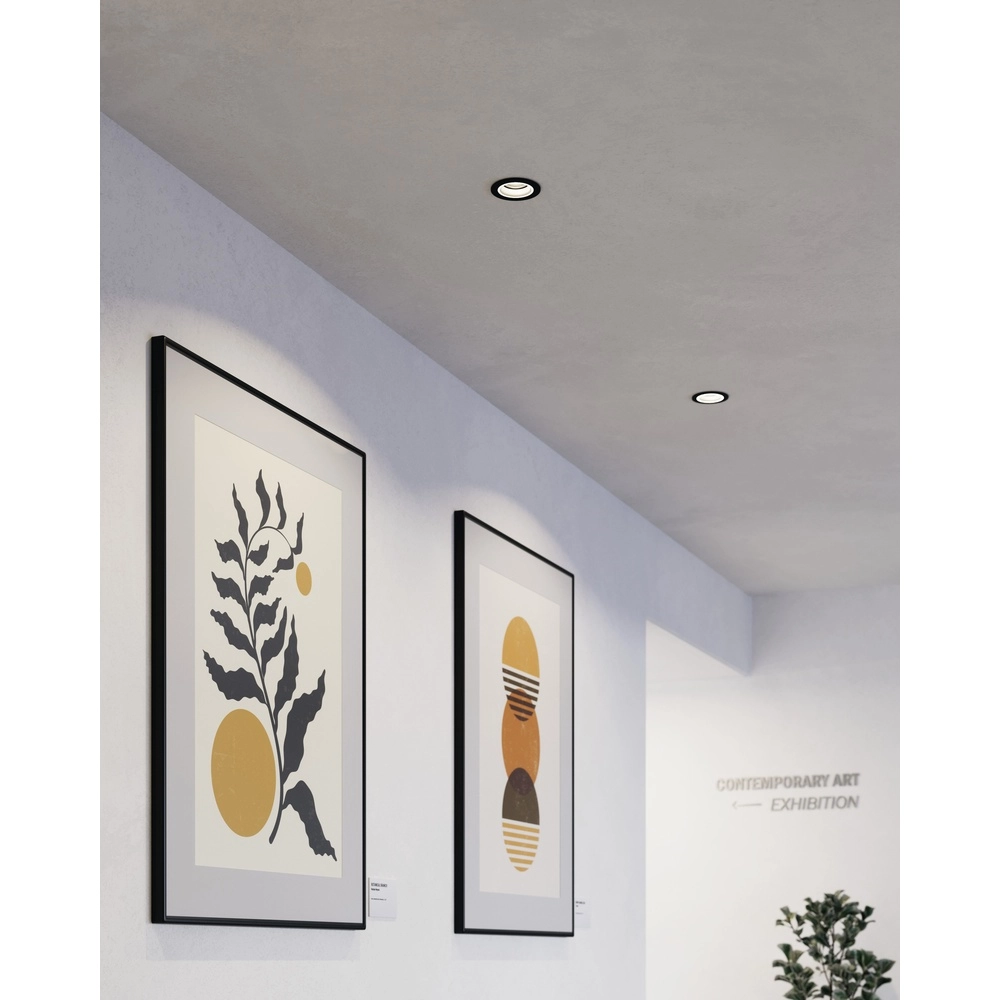 Zigbee inbouwspot Carosso-Z zwart - rond Eglo 9008606259809