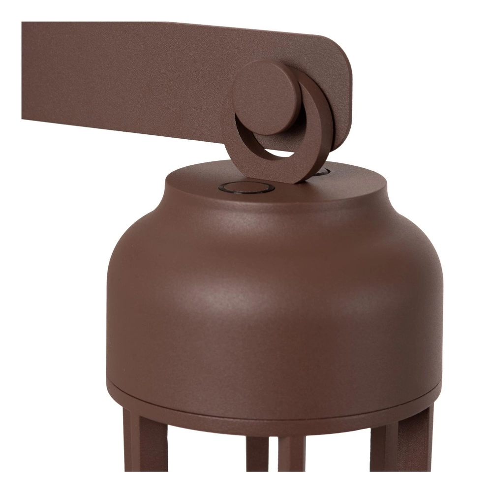 Oplaadbare wandlamp Wells roestbruin Lucide 5411212334121