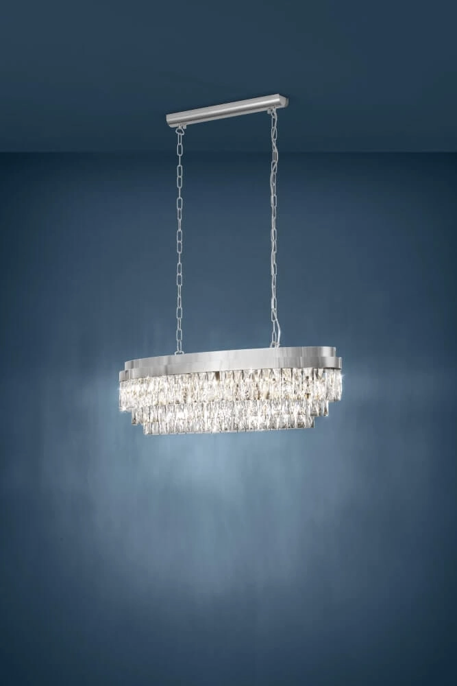 Eetkamer kroonluchter Valparaiso 1 chroom 90cm Stars of Light 9002759394943