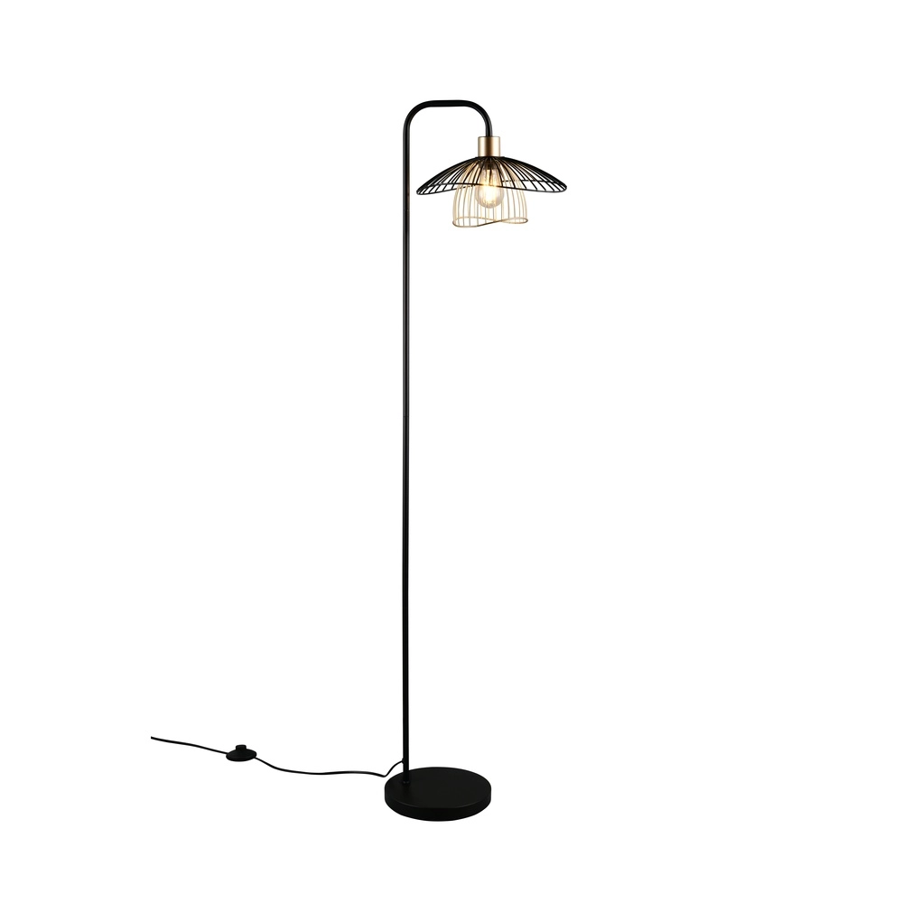 Vloerlamp Lauris zwart Trio 4017807678109