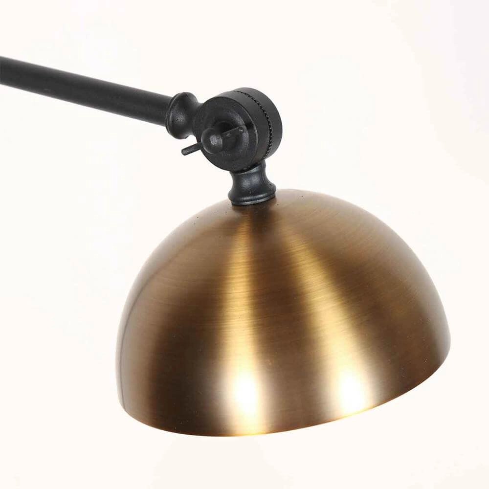 Wandlamp Pintino zwart met brons Steinhauer 8712746176506